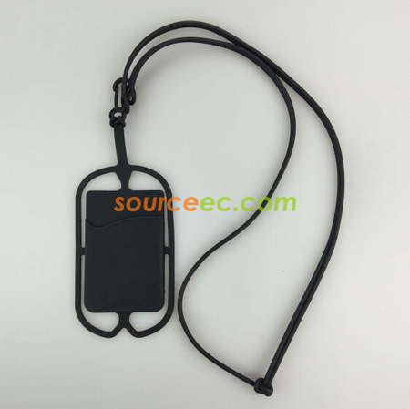客製化矽膠手機掛繩卡套禮品